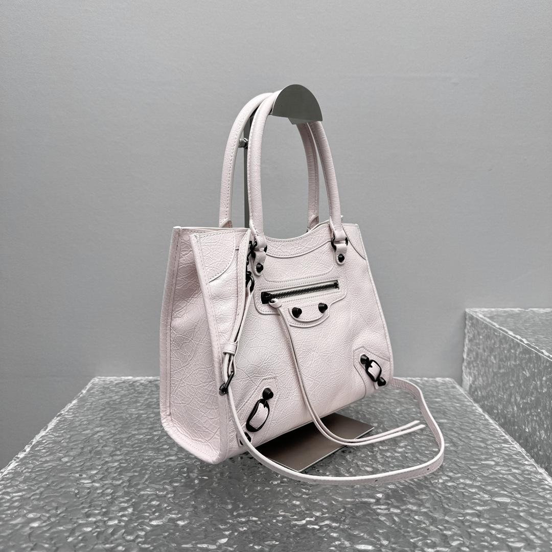 Balenciaga Le City Tote Bag Mini In Petal Pink - DesignerGu
