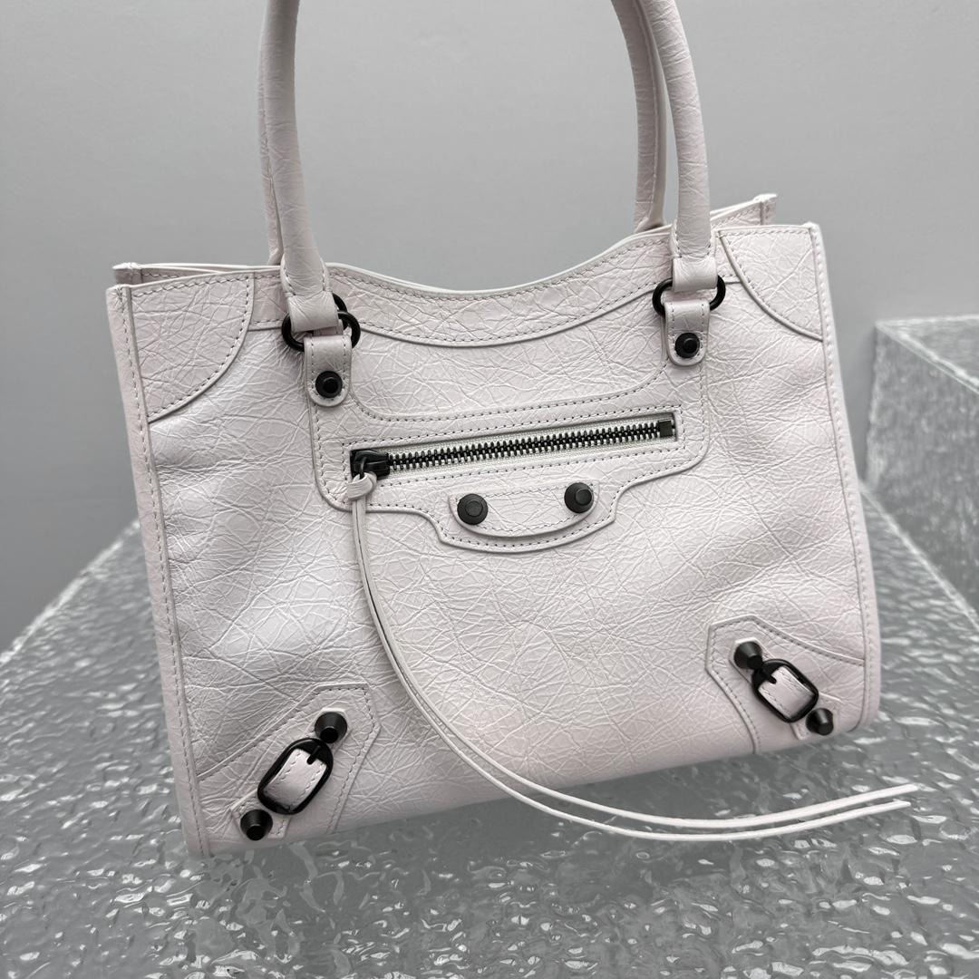 Balenciaga Le City Tote Bag Mini In Petal Pink - DesignerGu