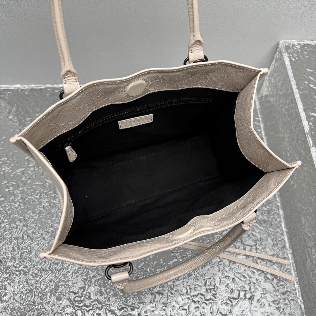 Balenciaga Le City Tote Bag Mini In Almond  - DesignerGu