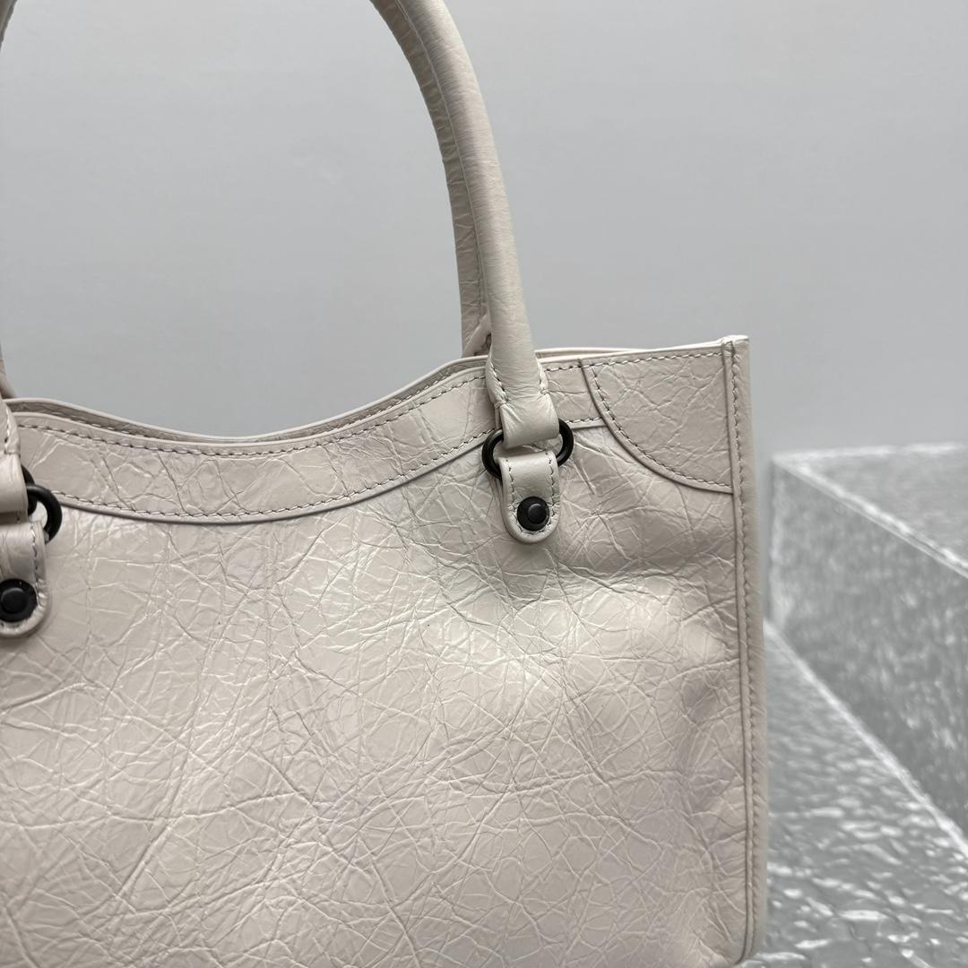 Balenciaga Le City Tote Bag Mini In Almond  - DesignerGu