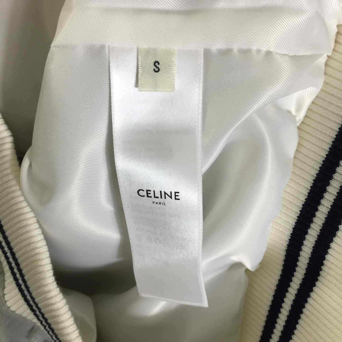 Celine Teddy Tracksuit Jacket In Velvet Jersey - DesignerGu