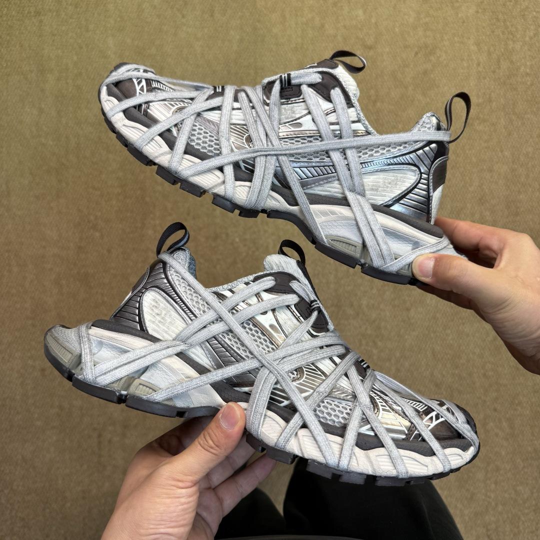Balenciaga 3XL “Spider-Man” Lace-Up Sneaker – Grey  - DesignerGu