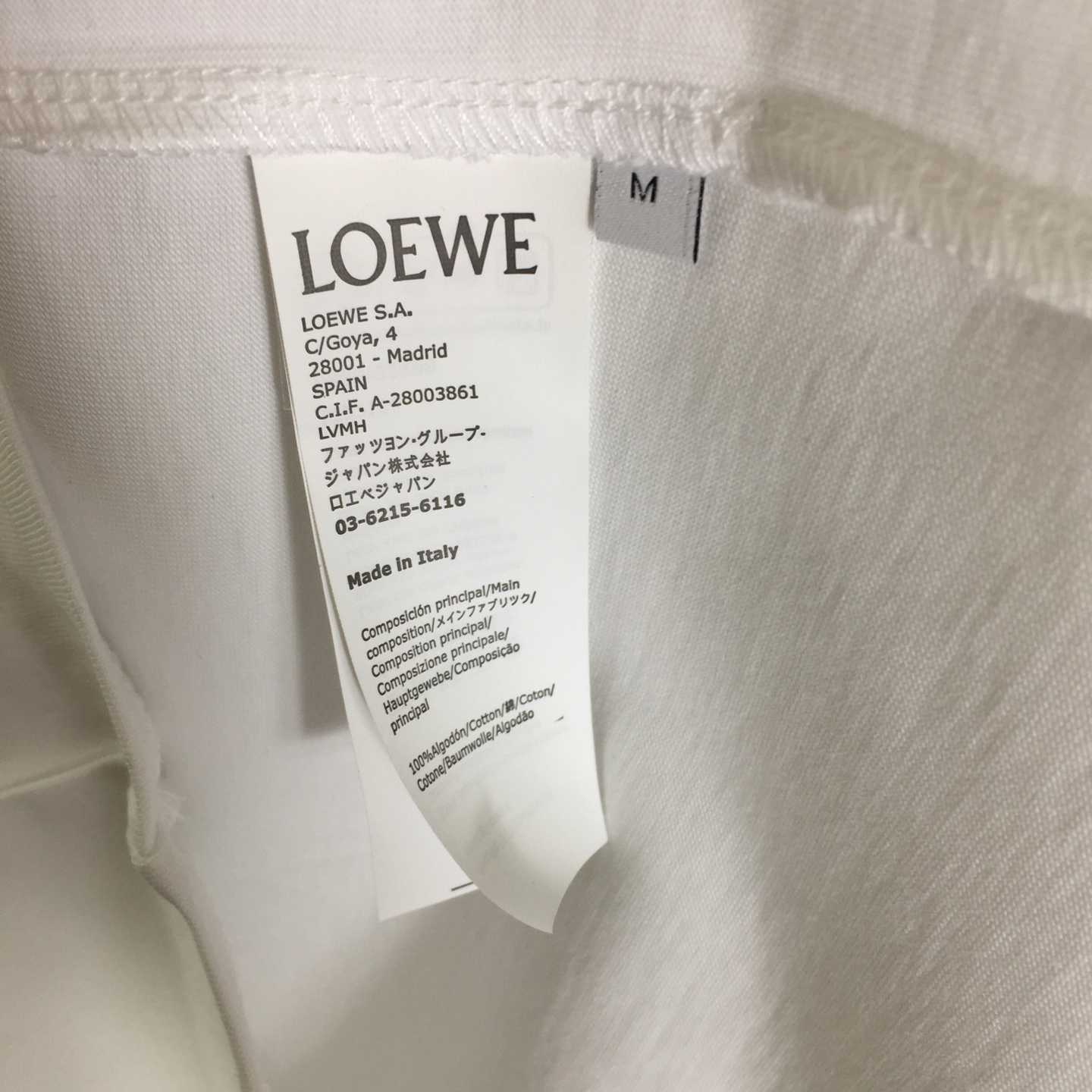 Loewe Relaxed Fit T-shirt In Cotton - DesignerGu
