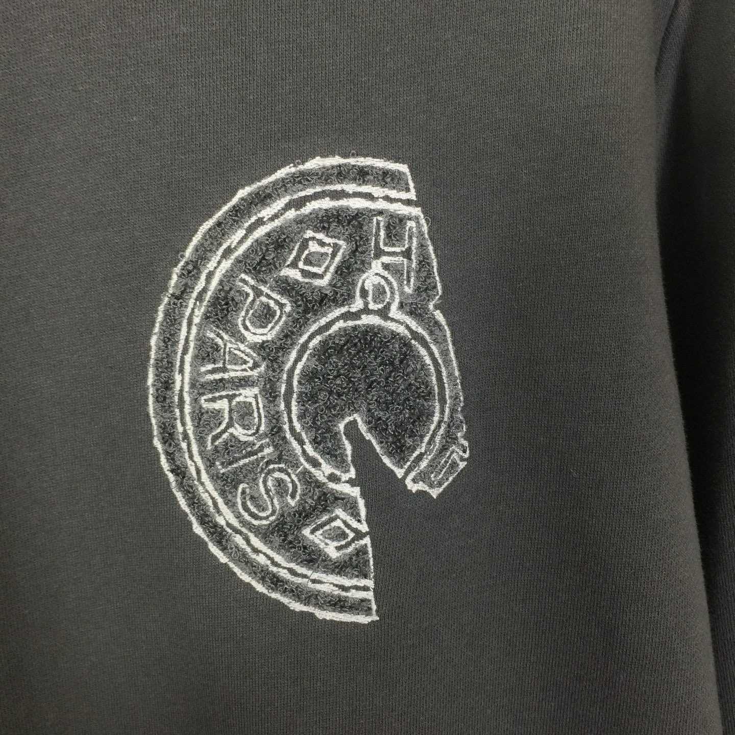Hermes Crew-neck Embroidered Sweatshirt - DesignerGu