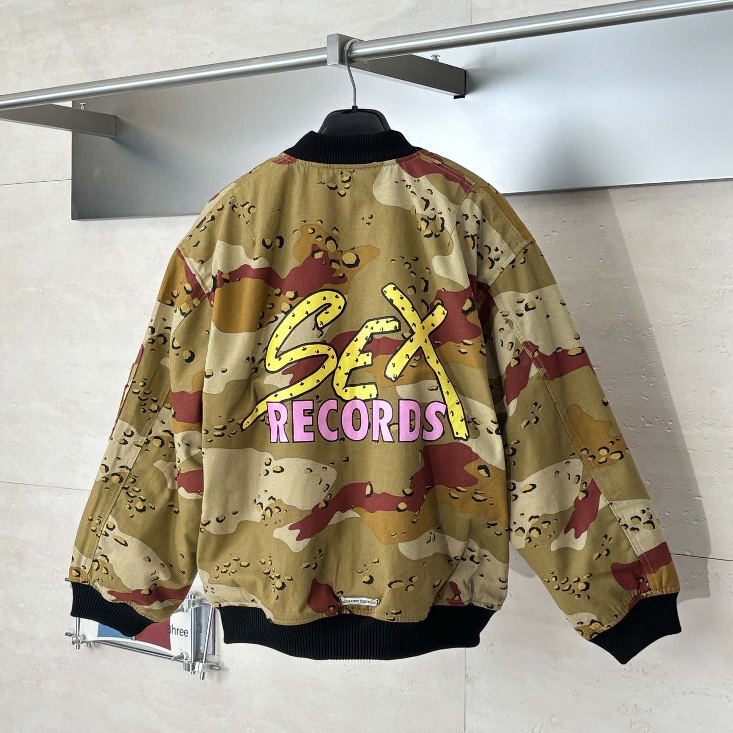 Chrome Hearts Matty Boy Desert Camouflage Sex Records Bomber Jacket - DesignerGu