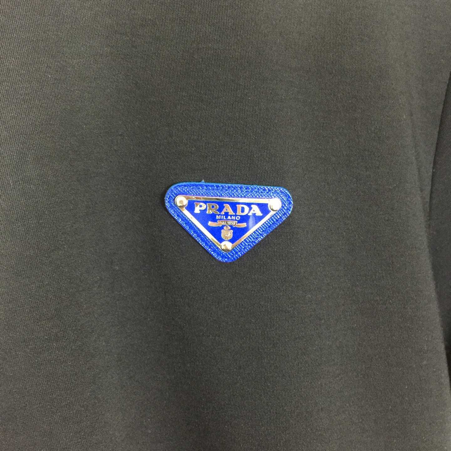 Prada Logo Cotton Tee - DesignerGu