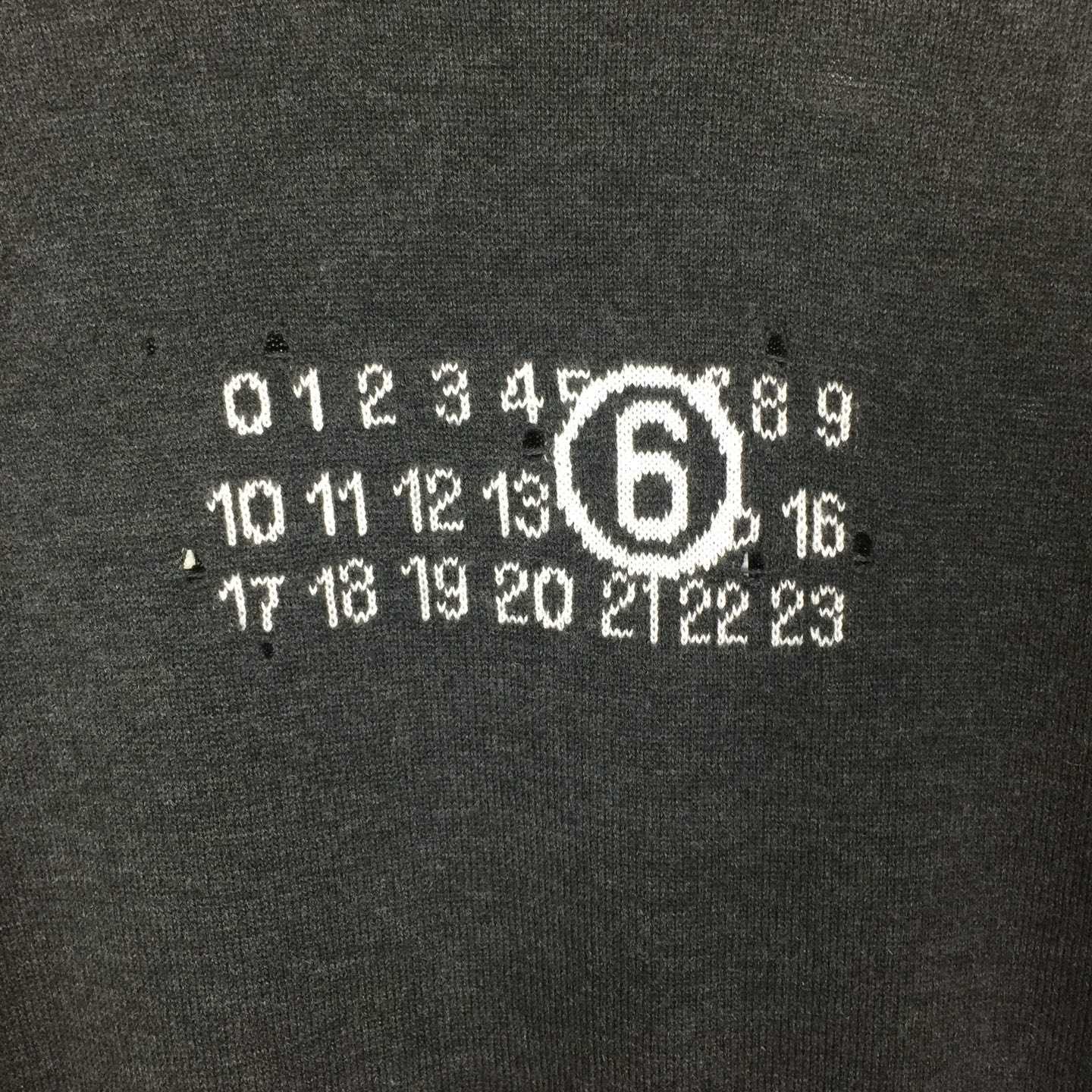 MM6 Maison Margiela Numbers-motif Sweater - DesignerGu