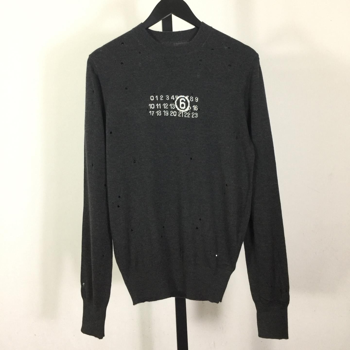 MM6 Maison Margiela Numbers-motif Sweater - DesignerGu