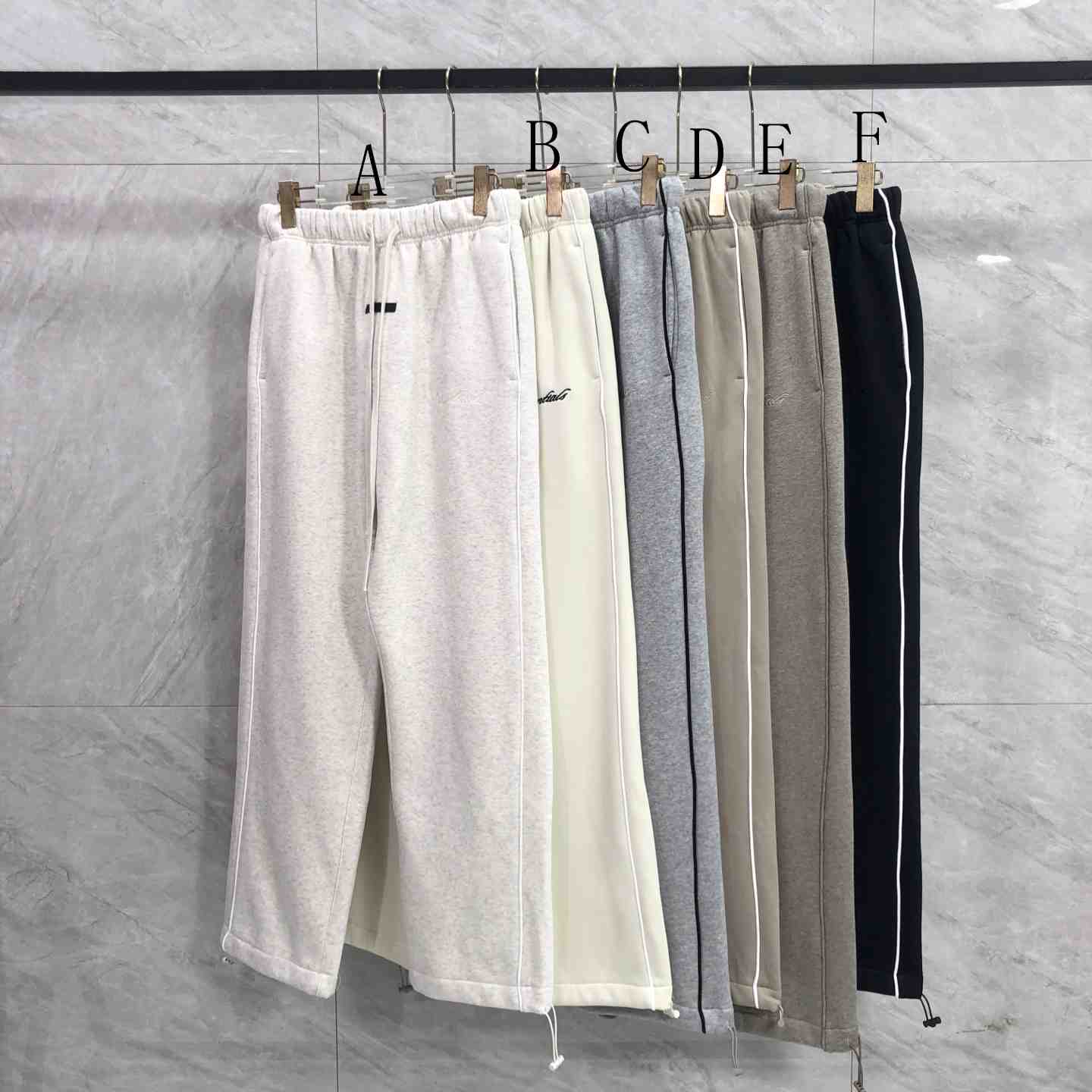 Fear of God Essentials Stripe-detail Sweatpants - DesignerGu