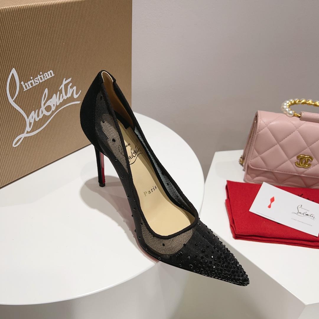 Christian Louboutin Degrastrass Red Carpet 100 mm Pumps - DesignerGu