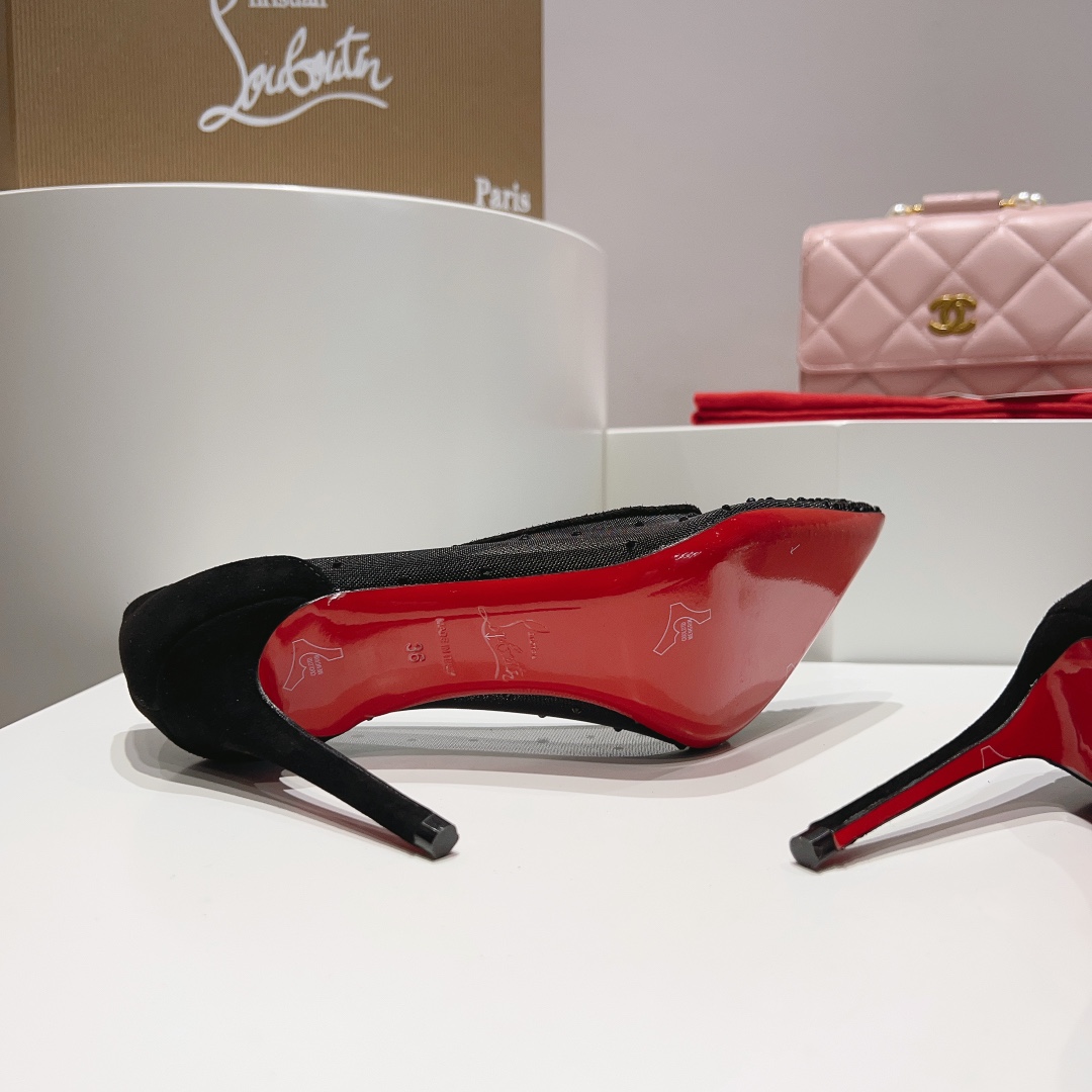 Christian Louboutin Degrastrass Red Carpet 100 mm Pumps - DesignerGu