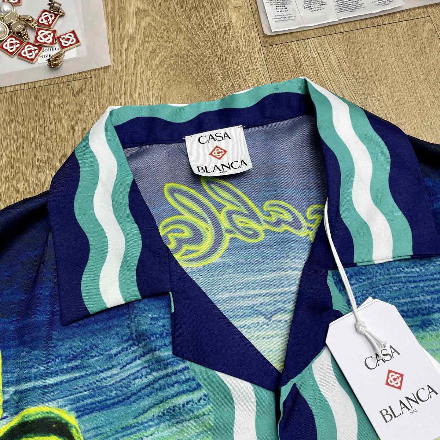 Casablanca Danse De La Mer Shirt   CA3547 - DesignerGu