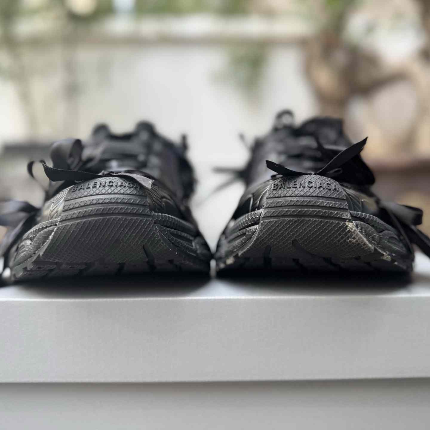 Balenciaga 3XL Mule “Black” Distressed Closed-Toe Half Slip-On Sneaker  - DesignerGu