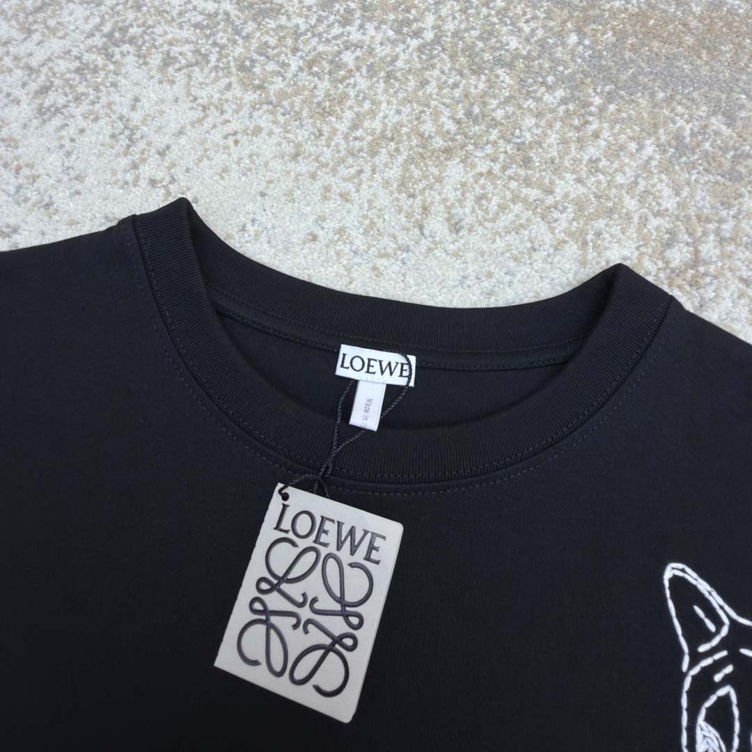 Loewe Loose fit T-shirt In Cotton - DesignerGu