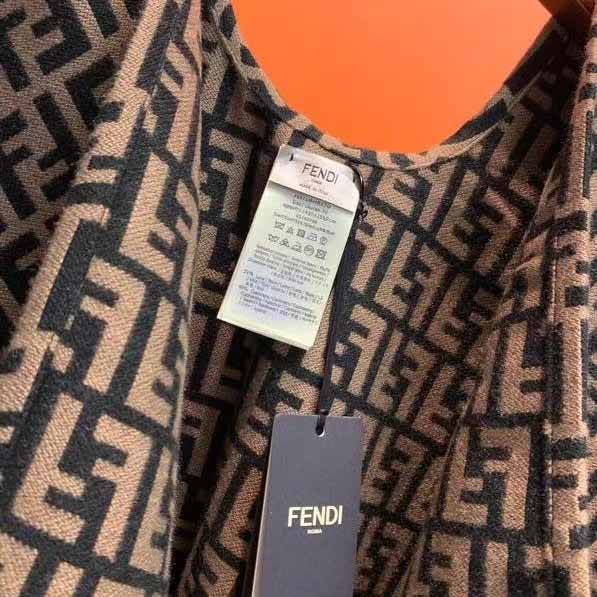 Fendi FF monogram poncho - DesignerGu