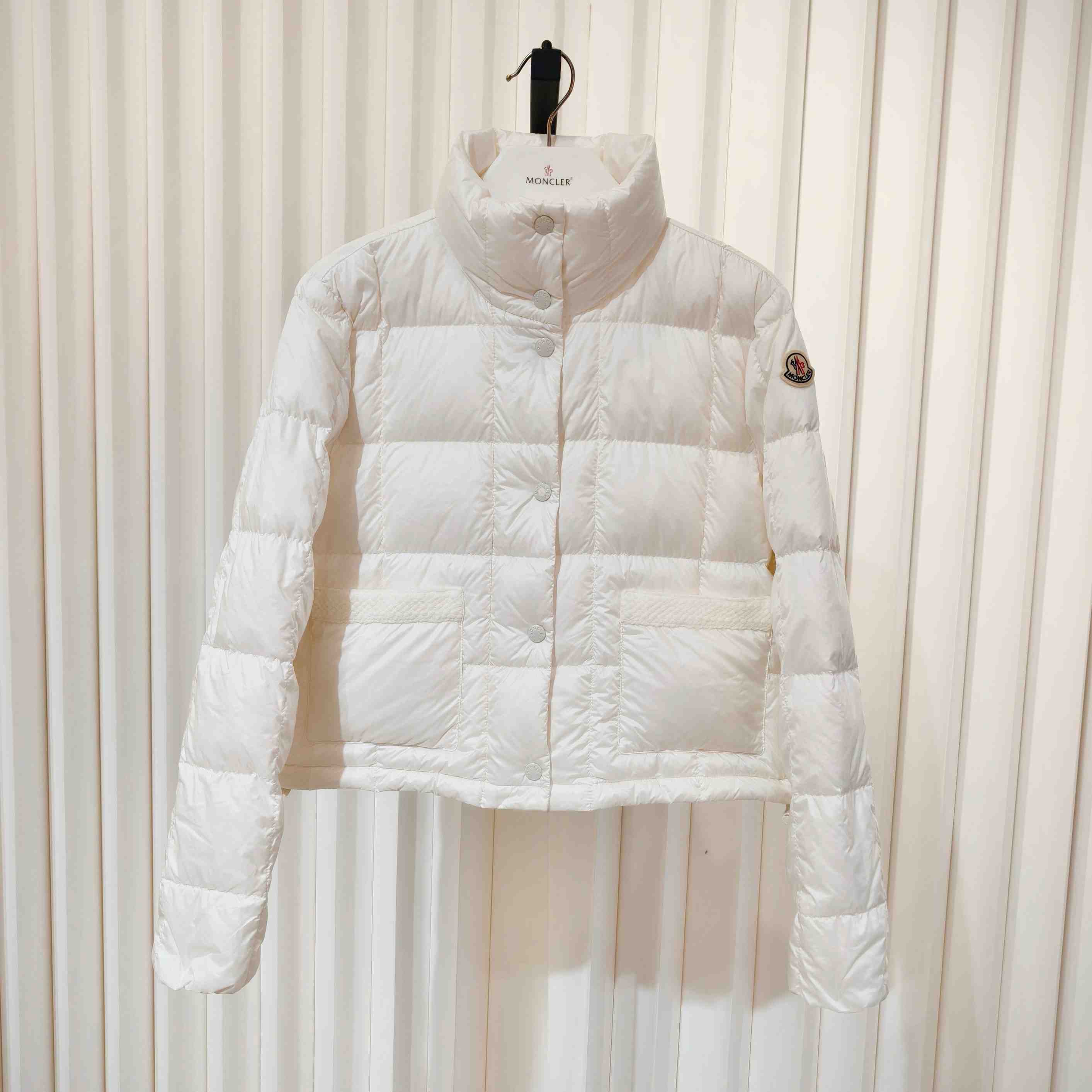Moncler Jarcieu Braided Trim Short Down Jacket  - DesignerGu