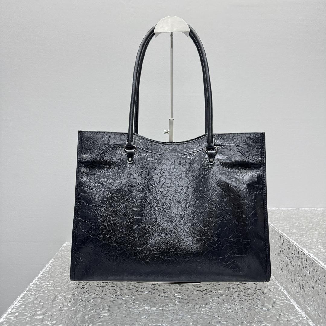 Balenciaga Le City Tote Bag Medium In Black - DesignerGu