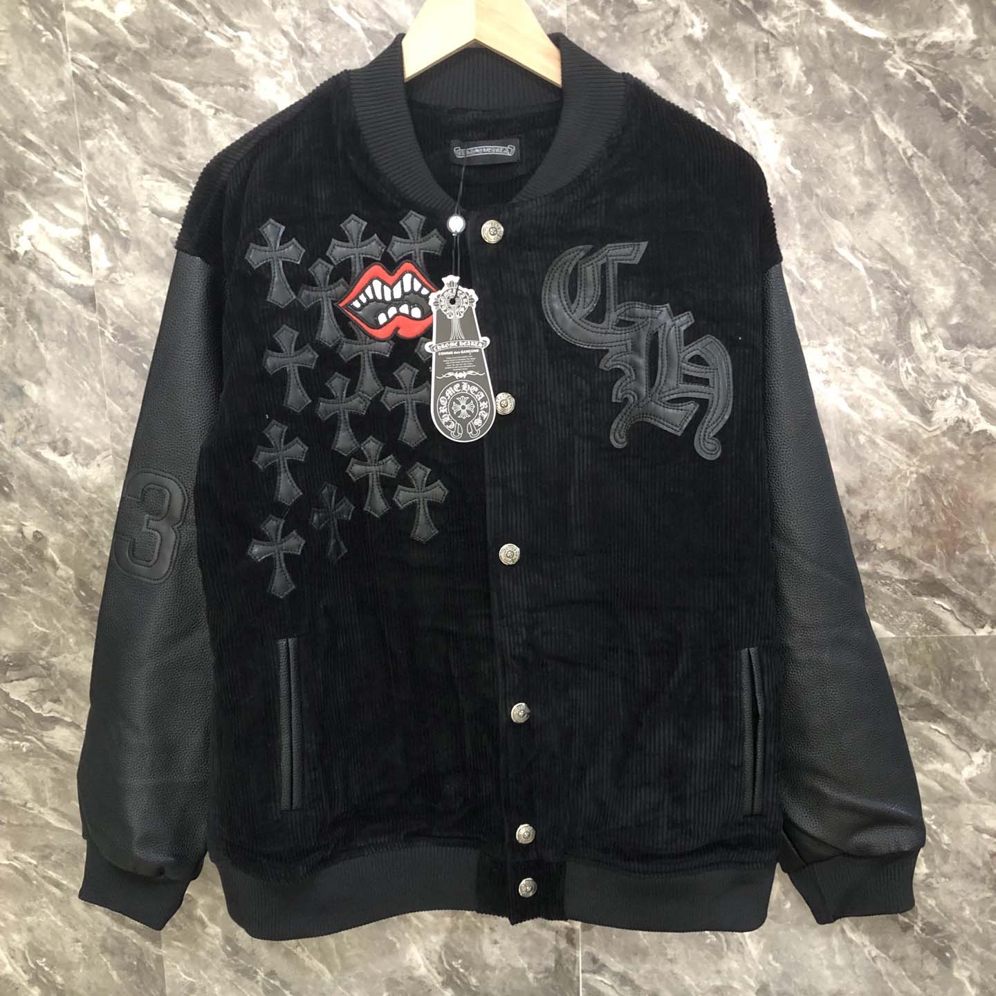Chrome Hearts Matty Boy Varsity Jacket - DesignerGu