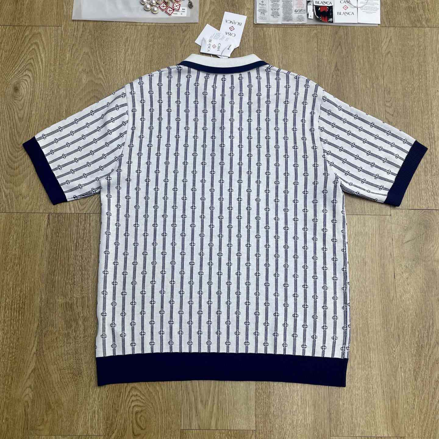 Casablanca Monogram Polo Shirt    D0112 - DesignerGu