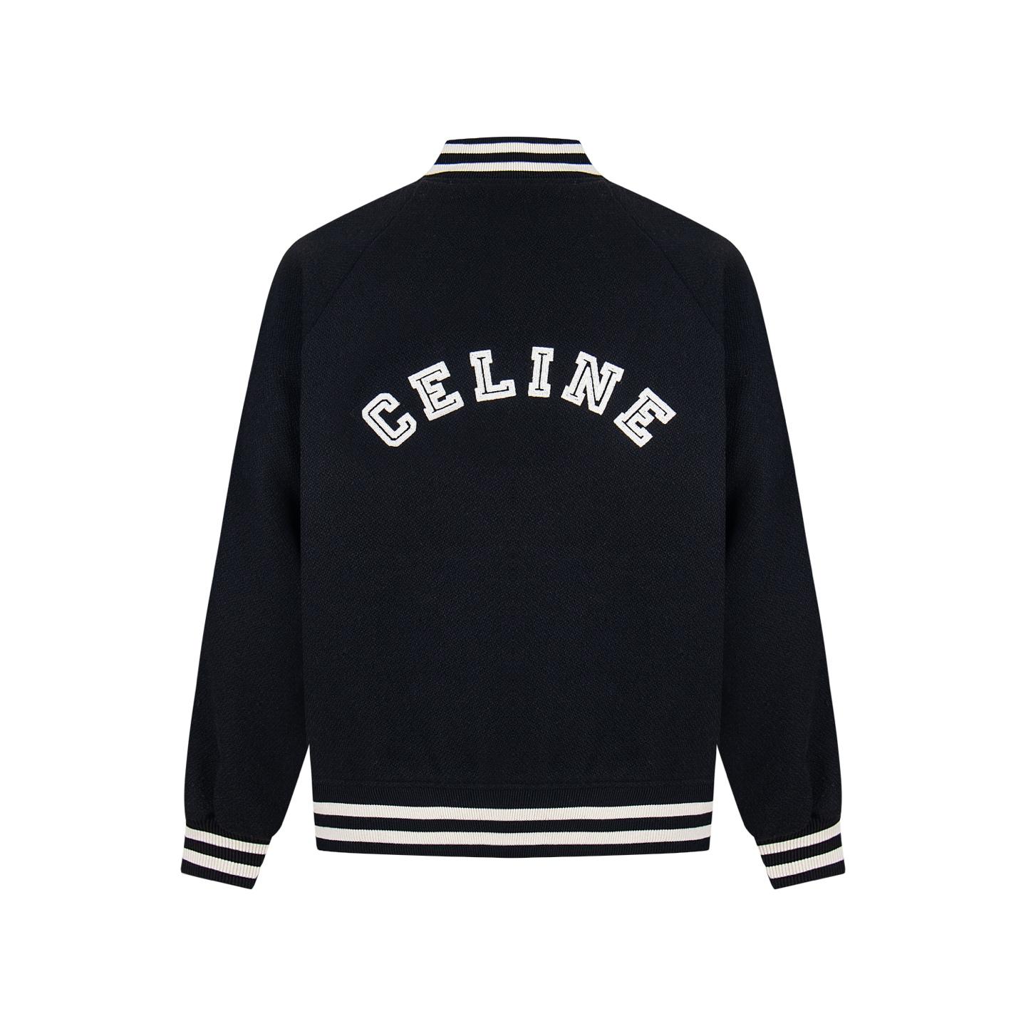 Celine Classic Teddy Jacket In Textured Wool - DesignerGu