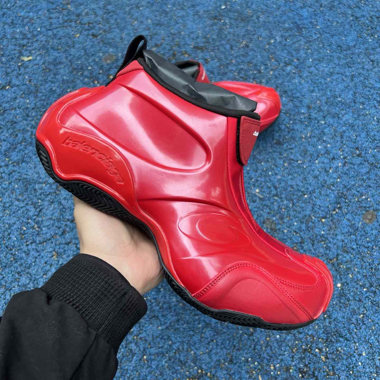 Balenciaga Basketball Sneaker 19th Edition “Black/Red” 824909WBKBM6010 - DesignerGu