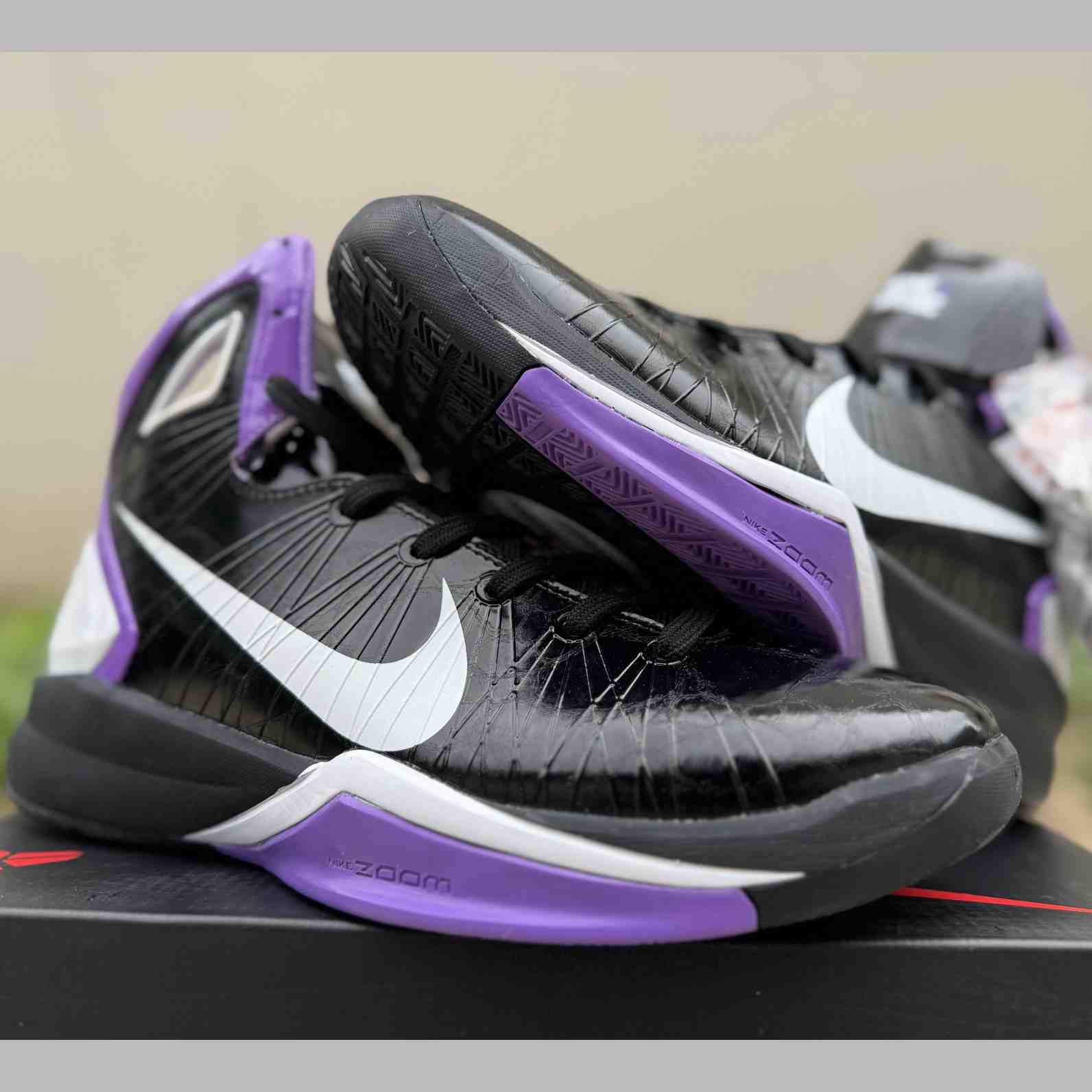 Nike Hyperdunk 2010 “Black White Purple” – 407625-019 - DesignerGu
