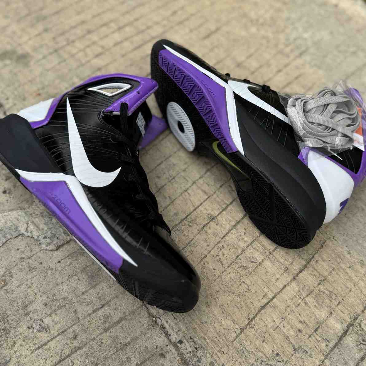 Nike Hyperdunk 2010 “Black White Purple” – 407625-019 - DesignerGu
