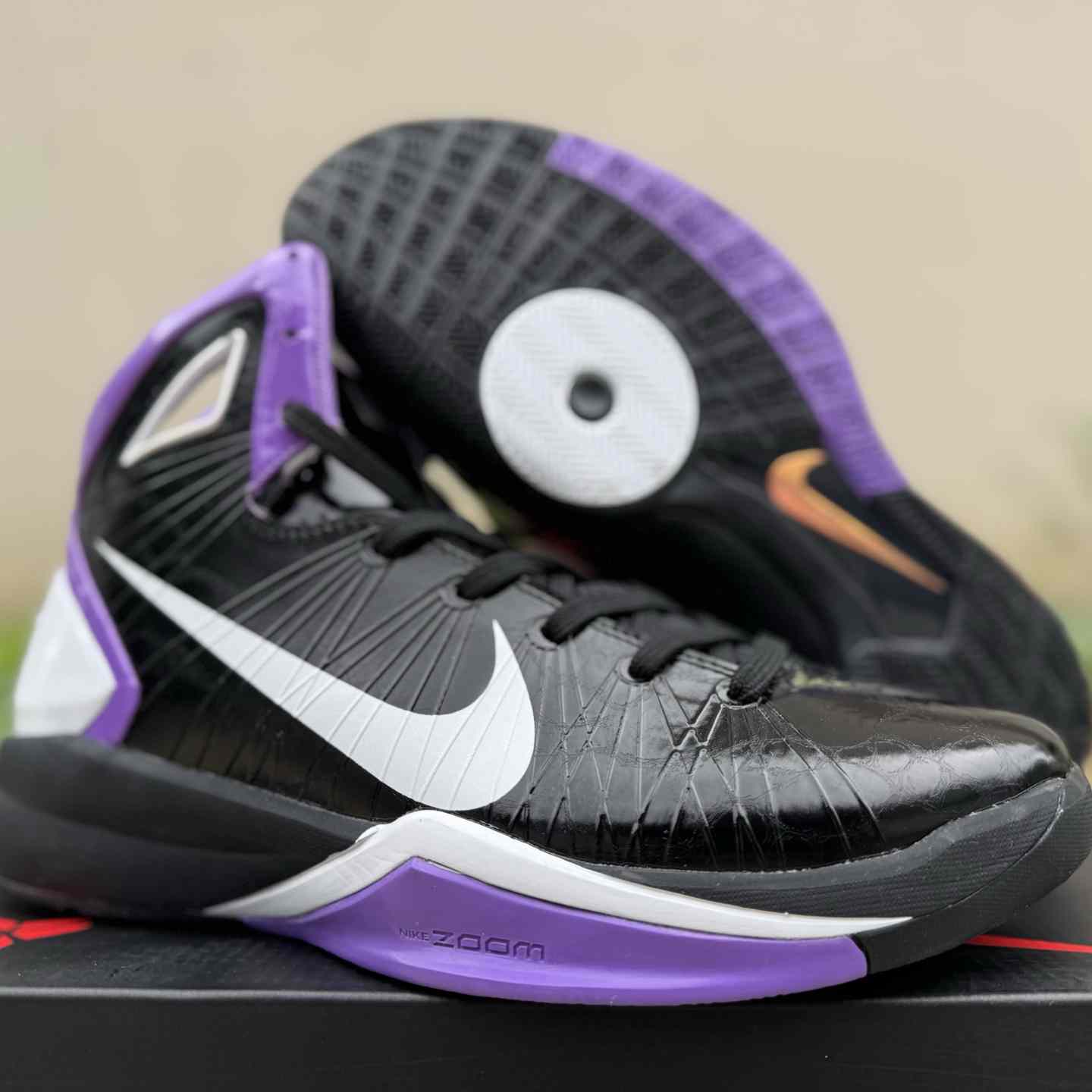 Nike Hyperdunk 2010 “Black White Purple” – 407625-019 - DesignerGu