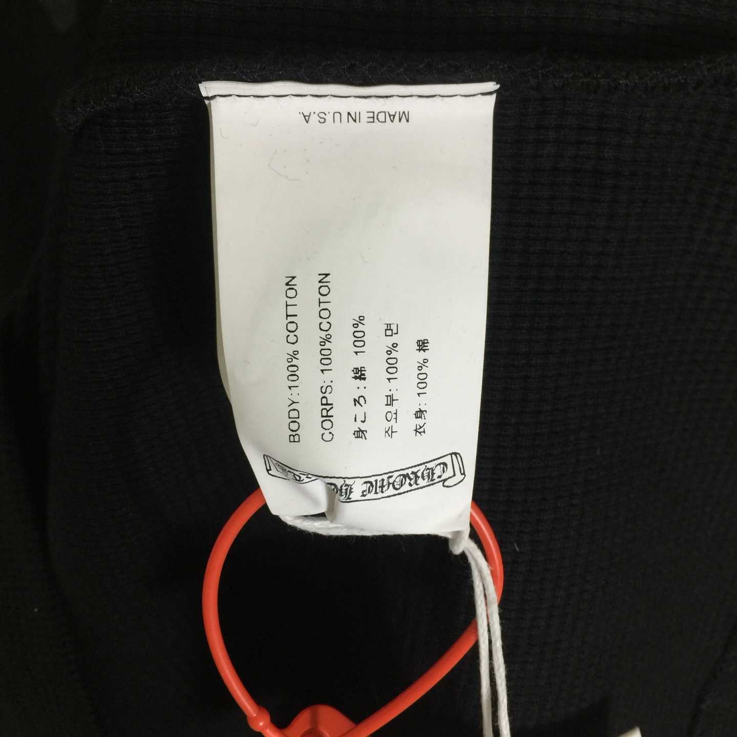 Chrome Hearts Waffle Henley Collar Long Sleeves - DesignerGu