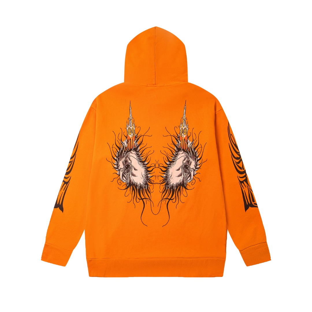 Who Decides War Nefarious Bird-print Hoodie - DesignerGu