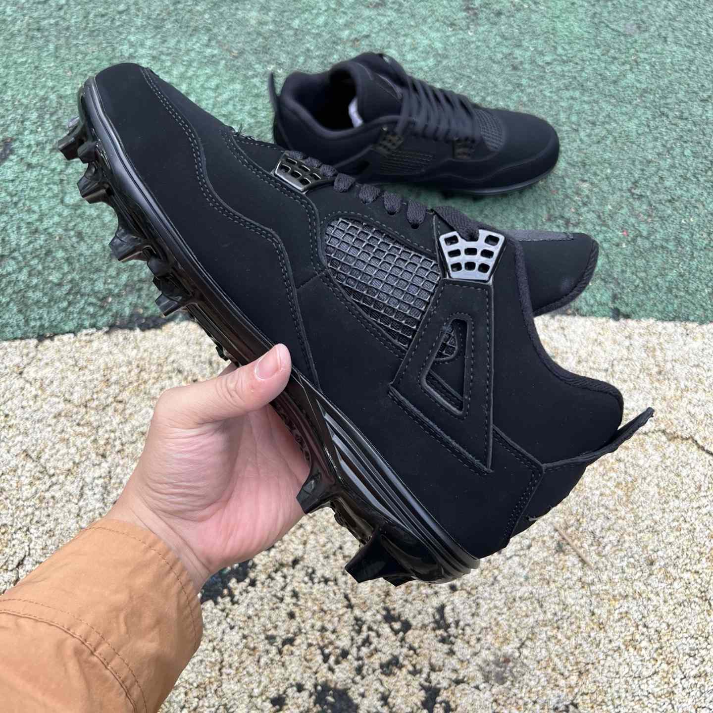 Air Jordan 4 “Black Cat” Football Edition CU1110-010 - DesignerGu
