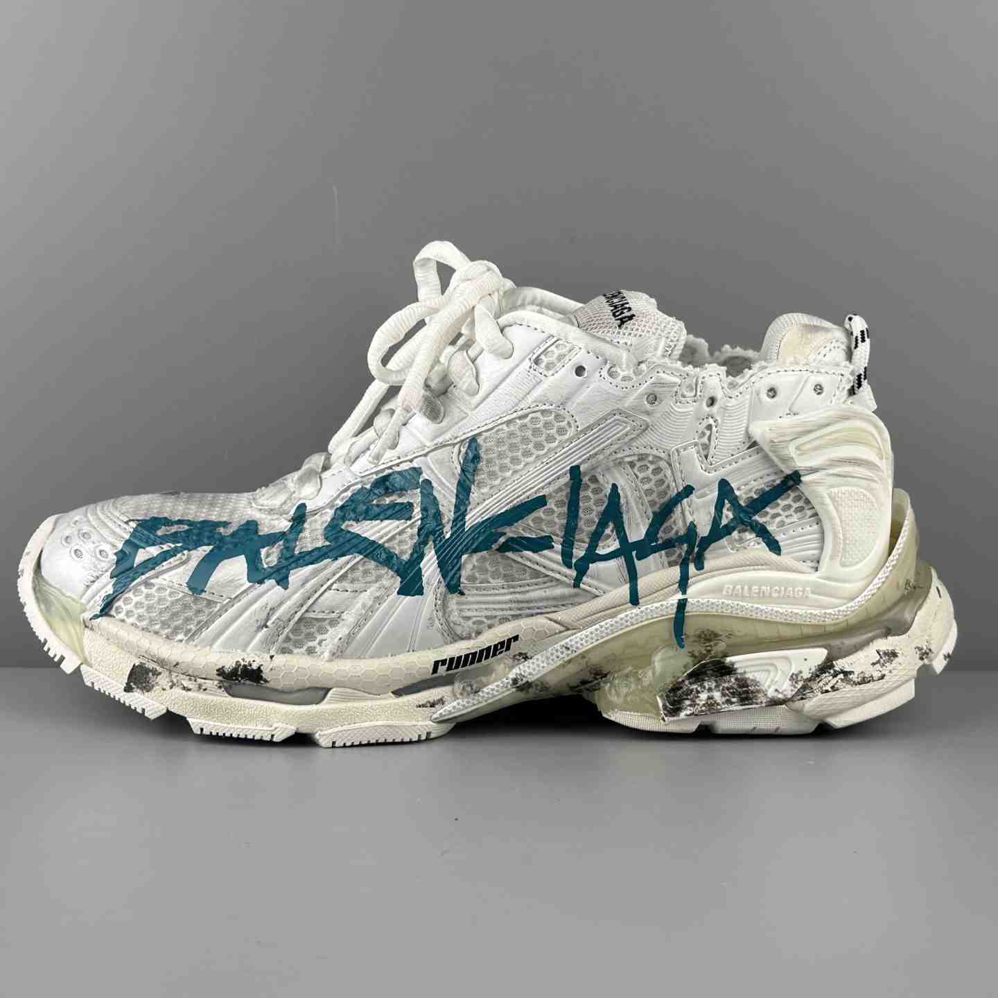 Balenciaga Runner Graffiti Sneakers - DesignerGu