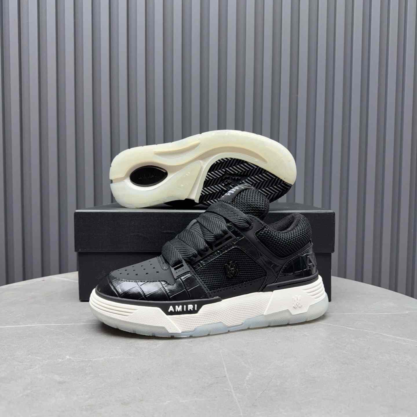 Amiri Croc Debossed Ma-1 - DesignerGu