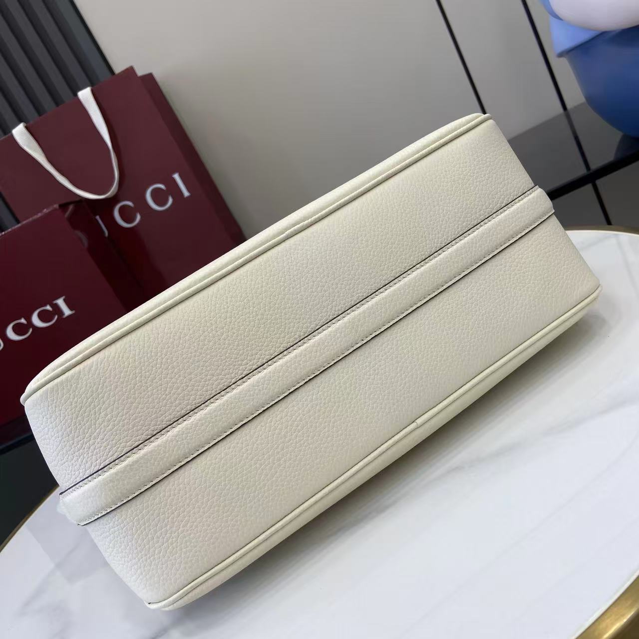 Gucci Half Horsebit Medium Shoulder Bag - DesignerGu