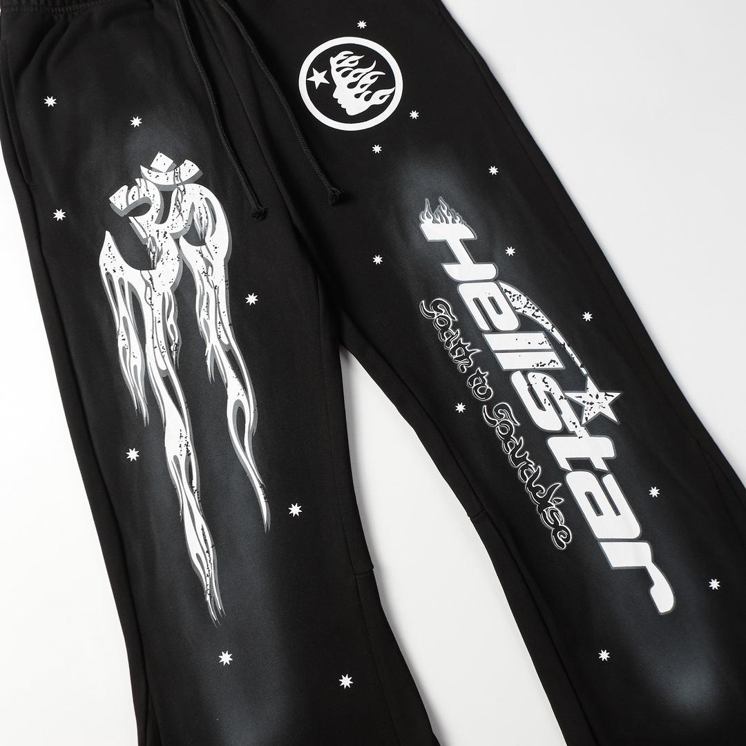 Hellstar Cotton Hoodie And Sweatpant - DesignerGu