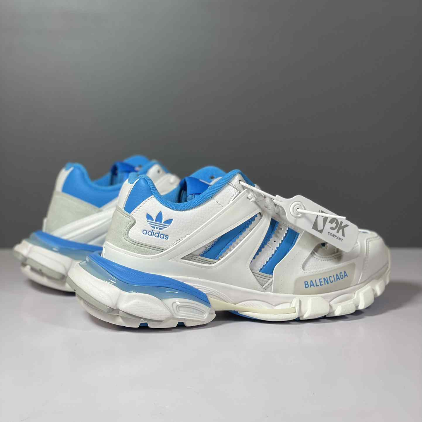 Balenciaga Track Forum x adidas White Blue - DesignerGu