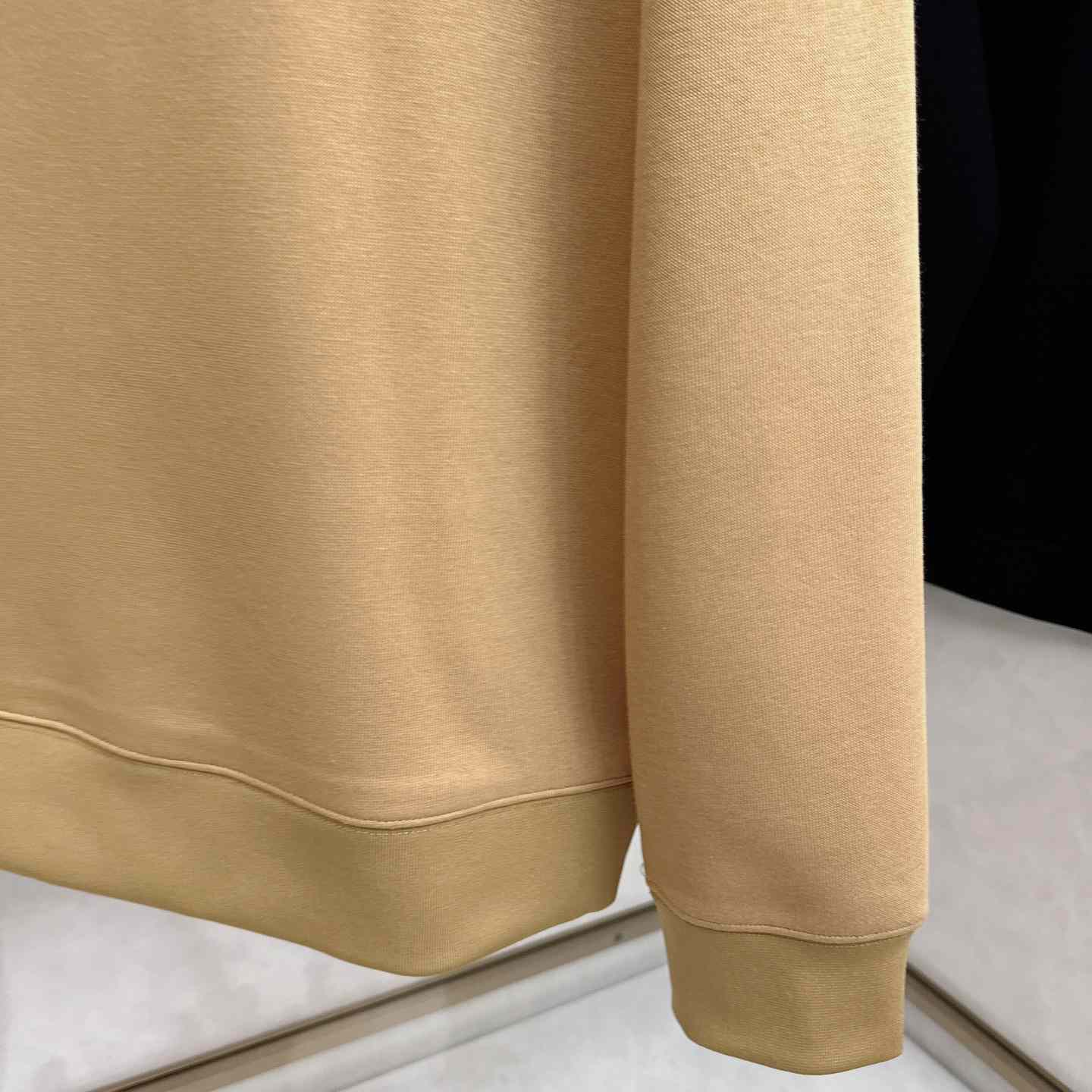 Burberry Check Collar Cotton Half-zip Sweatshirt - DesignerGu