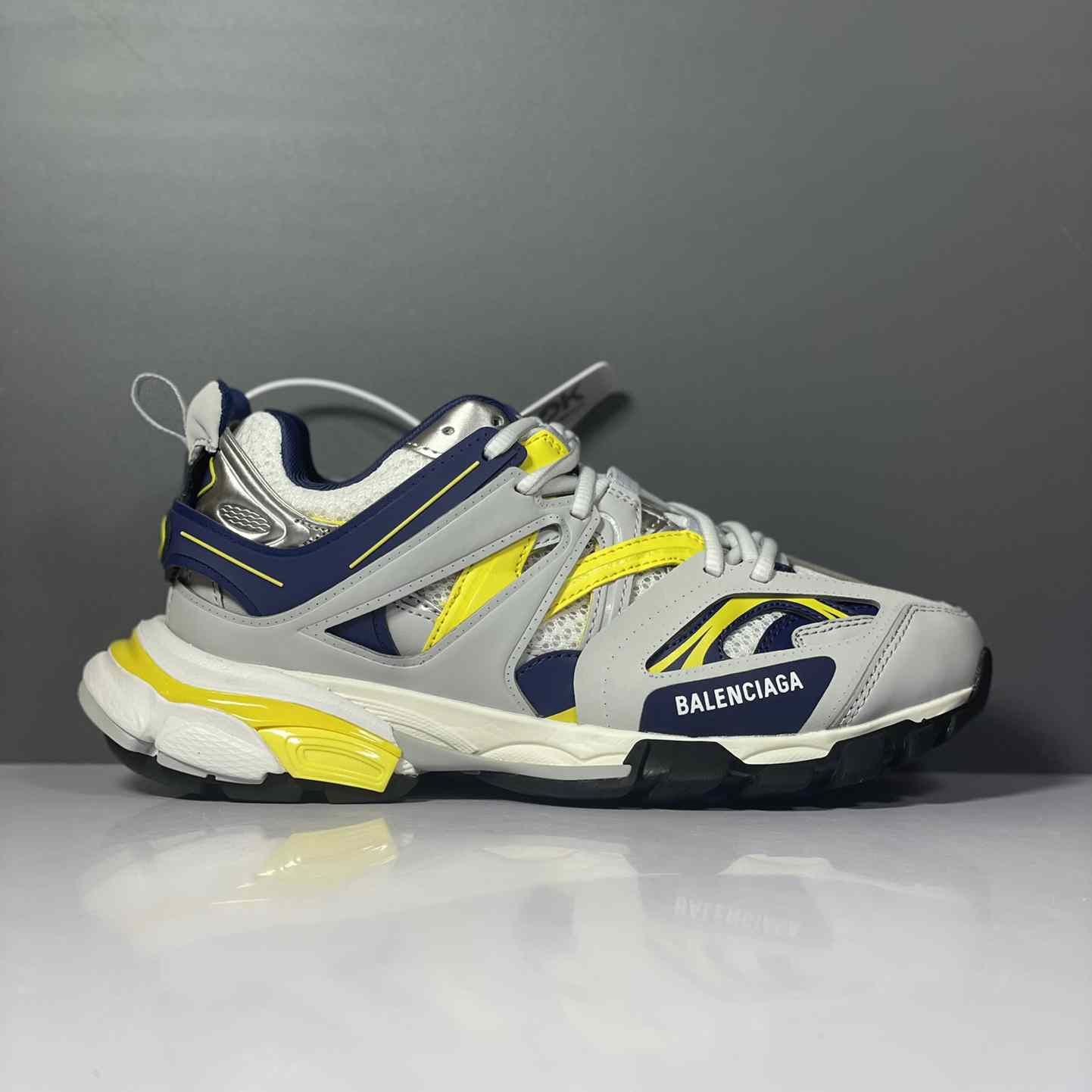 Balenciaga Track Sneaker 'White Dark Blue Yellow' - DesignerGu