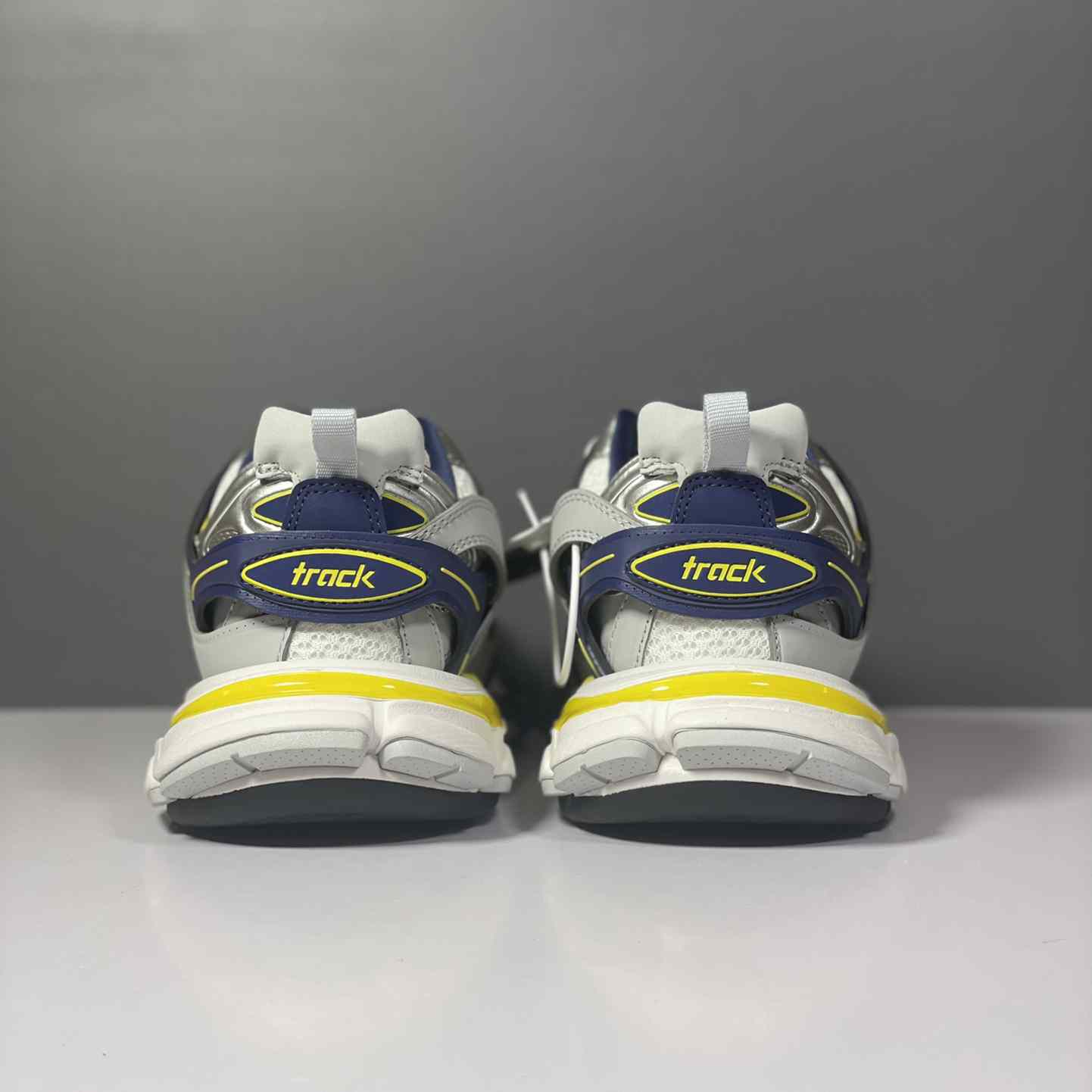 Balenciaga Track Sneaker 'White Dark Blue Yellow' - DesignerGu