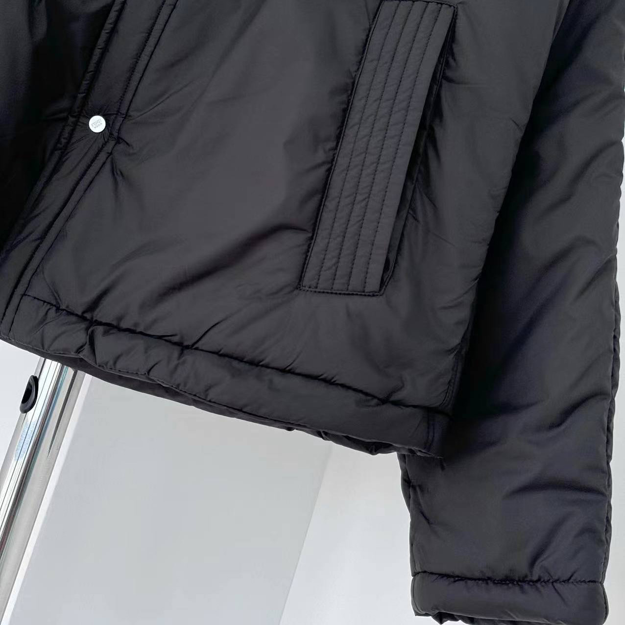 Fendi Black Gabardine Jacket - DesignerGu