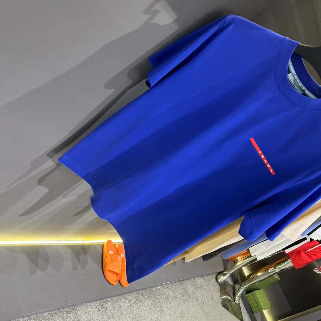 Prada Logo Cotton Tee - DesignerGu