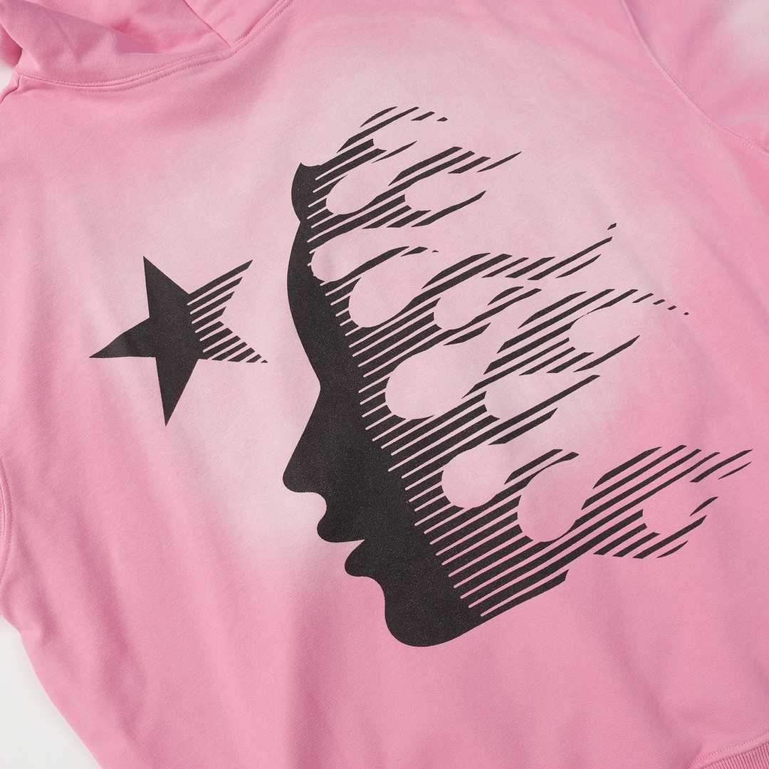 Hellstar Brainwashed Without Brain Hoodie 'Pink' - DesignerGu