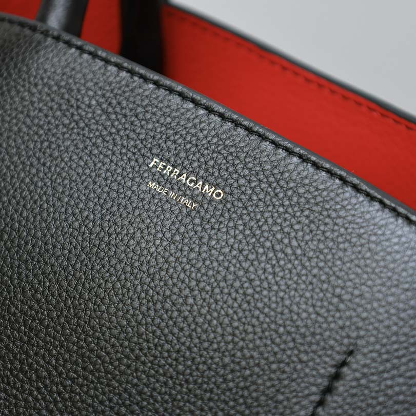 Ferragamo Hug Bicolor Handbag - DesignerGu