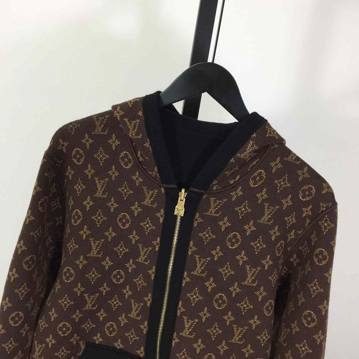 Louis Vuitton Monogram Reversible Double Face Hooded Blouson   1AJBXM - DesignerGu
