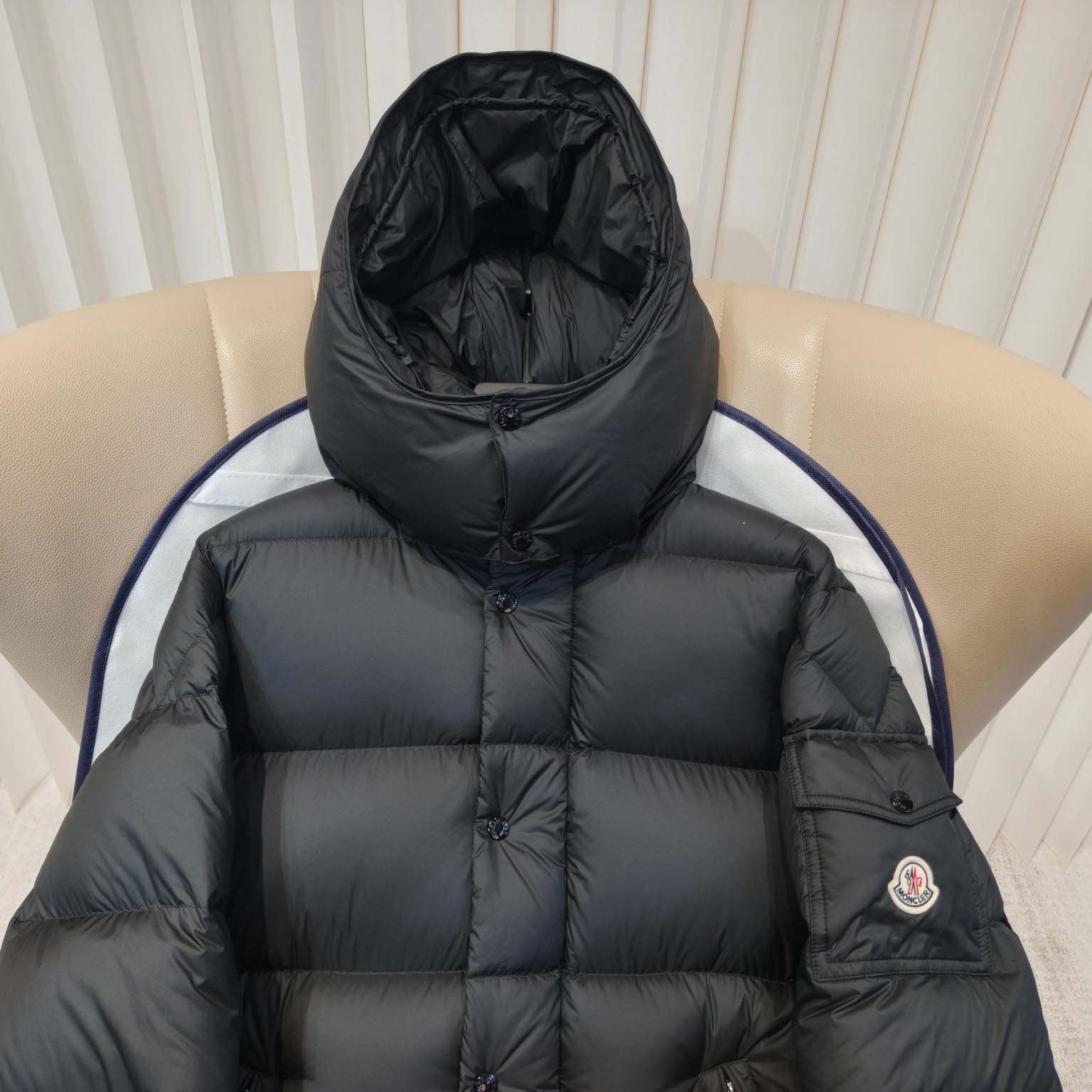 Moncler Hanoverian Hooded Long Down Jacket  - DesignerGu