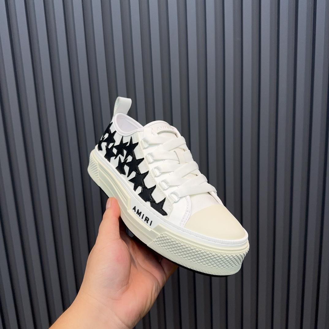 Amiri Stars Court Low-Top Sneakers - DesignerGu