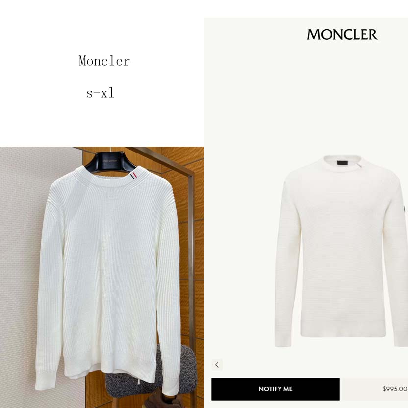 Moncler Cotton Sweater - DesignerGu