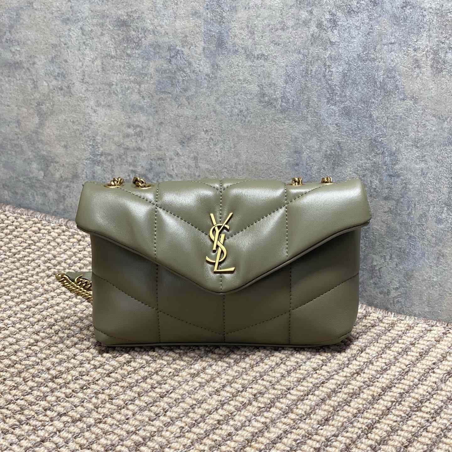 Saint Laurent Toy Puffer In Lambskin - DesignerGu