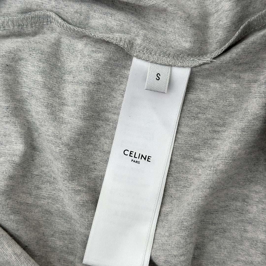 Celine Loose T-shirt In Cotton Jersey - DesignerGu