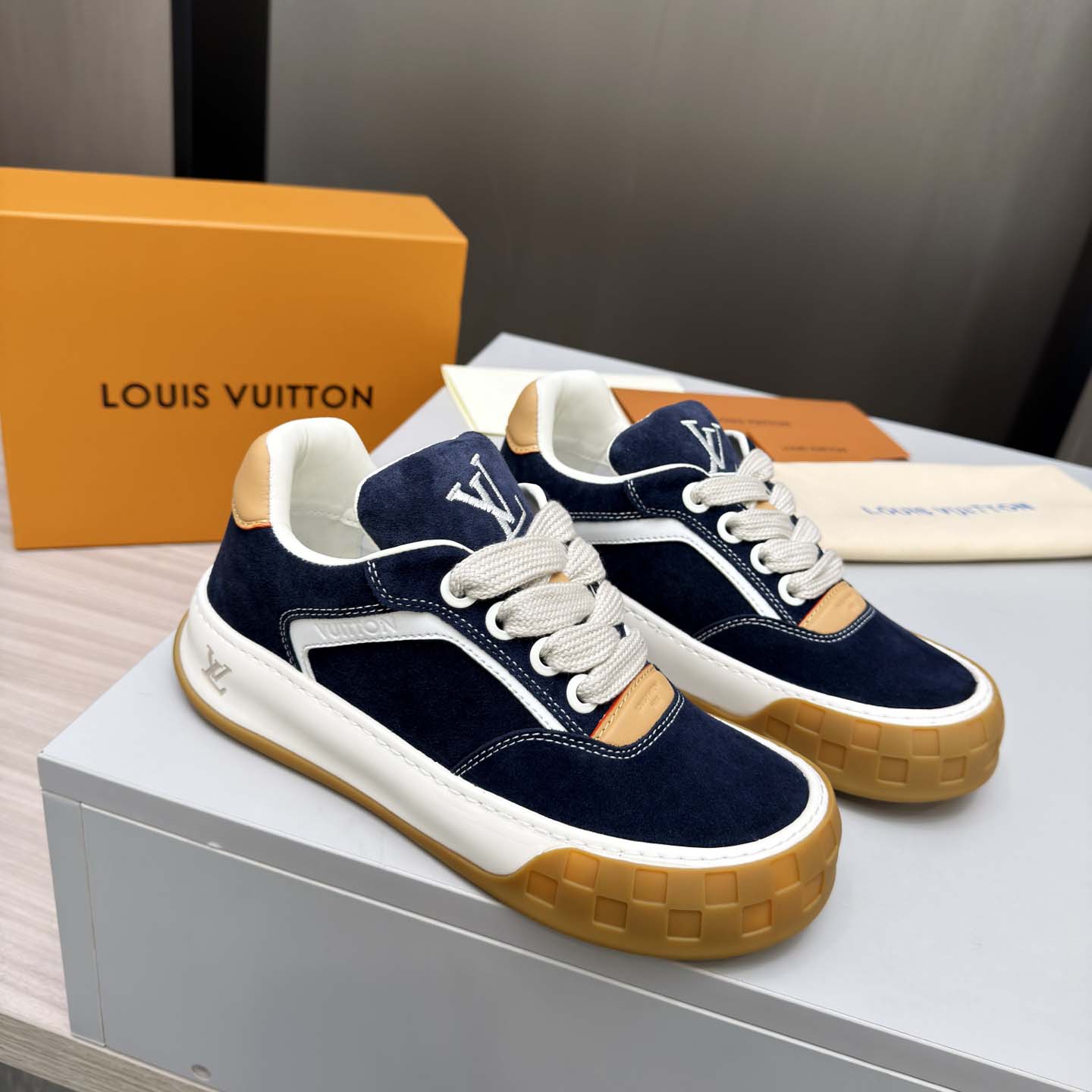 Louis Vuitton LV Tilted Sneaker  - DesignerGu